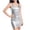 #317-Silver, variant on Women's Sleeveless Bodycon Mini Dress Shiny Patent Leather Metallic Gold Casual Party Club Night Out Fitted Dress Wear Gift