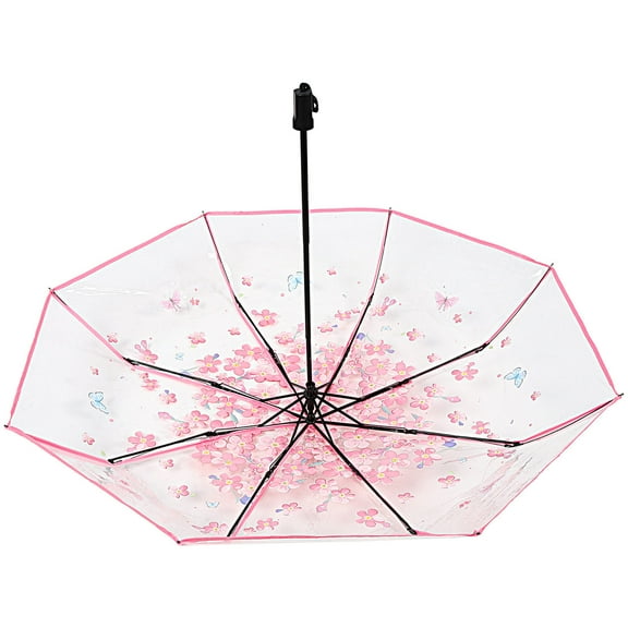 OUNONA  Clear Umbrellas for Weddings Folding Travel Bride