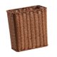 thumbnail image 5 of Organizador de adornos para bote de basura, bote de basura rectangular resistente con parte superior abierta Marrón oscuro, 5 of 9