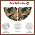 thumbnail image 3 of Sikiie Camouflage Rabbit Nativity Christmas Tree Skirt, Jesus Christian Winter Holiday Tree Mat Decoration(30-48IN)36", 3 of 6