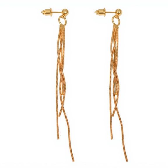 Dangle Earrings for Women,Threader Drop Gold Plated Star Long Dangle Earrings for Womens Jewelry Gifts