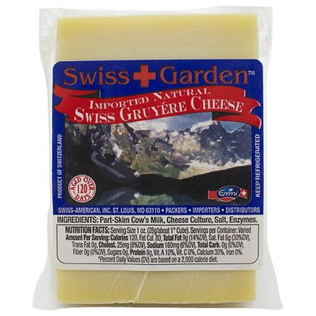Swiss Garden Swiss Gruyere Cheese, 160 oz