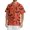 Vermilion, variant on Satingcolo Halloween Stretch Scrubs Tops for Men Short Sleeve V Neck Scrub Top Plus Size Nurse Uniform Soft Cozy Medical Shirts Black S