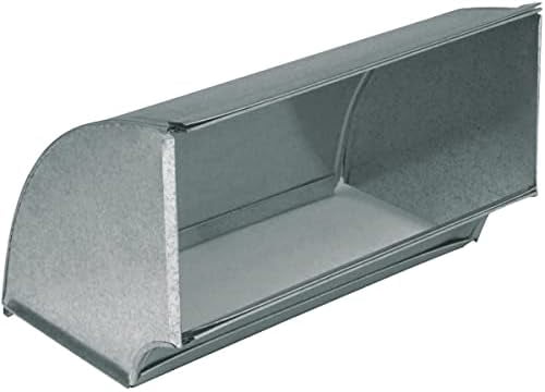 Imperial Galvanized Steel Wall Stack Elbow - 90 Degree - 3-1/4 in. Dia. x 3-1/4 in. Dia. — Residential Use, Standard Application