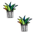 thumbnail image 1 of Mini Colorful And Aloe Potted Plant Pot Potted Plant Decoration, 1 of 1