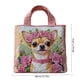 thumbnail image 3 of Uuiauoio Canvas Tote Bag Large Capacity Shoulder Bag for Women Fashion Printed Beach Shopping Work Travel Daily Use Gift Idea, 3 of 6
