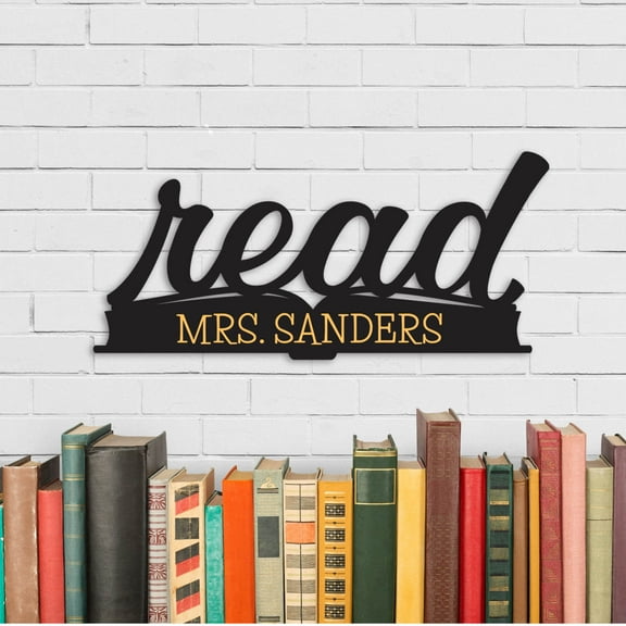 Personalized Read Wooden Plaque