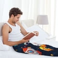 thumbnail image 5 of Honiee Spaceships and Stars for men - a sleek fusion of Straight Pajama Pants, versatile Lounge Pants, and cozy Sleepwear, all rolled into one-X-Large, 5 of 6
