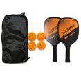 thumbnail image 2 of 2 raquetas de palas de pepinillo + 4 pelotas de raqueta ligera para deportes de interior y exterior, 2 of 7