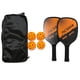 thumbnail image 3 of 2 raquetas de palas de pepinillo + raqueta deportiva ligera de 4 bolas (naranja) Likrtyny  Para estrenar, 3 of 9