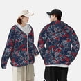 thumbnail image 3 of KLL Cool Red Off-Road Vehicle Print Men's Women’s UPF 50+ Sun Protection Outdoor Hoodie Jacket Long Sleeve Fishing Hiking Performance Shirt-Medium, 3 of 6