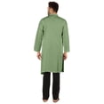 thumbnail image 4 of Atasi Indian Designer Kurta For Mens Party Wear Solid Color Ethnic Long Shirt, 4 of 7