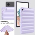 thumbnail image 6 of Allytechgroup Protective Case for Samsung Galaxy Tab A8 10.5" SM-X200 X205, Shockproof Puffy Bumper Cover with Soft Flexible Back, Lightweight Stand Case for Women & Kids,Lightpurple, 6 of 7