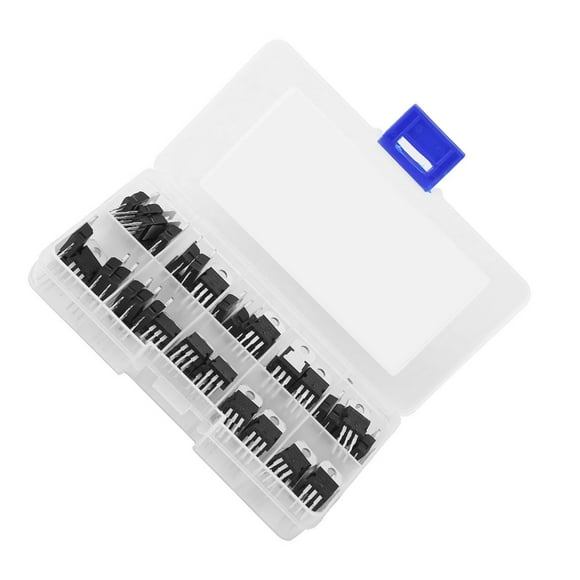 Seitruly 50 unids/set 10 valores transistor surtido circuito DIY artesanía transistores surtido Kit modificado piezas de repuesto Electrónica miscelánea
