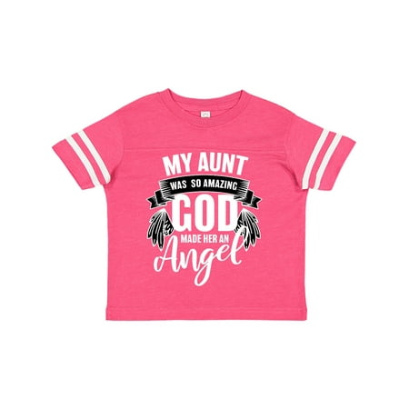 

Inktastic My Aunt was So Amazing God Made her an Angel Gift Toddler Boy or Toddler Girl T-Shirt