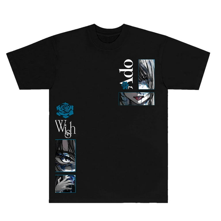 Ado Face T-shirts Wish World Tour Merch Singer New Logo Tee Ado Face T-shirts Wish World Tour Merch Singer New Logo Tee