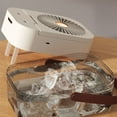thumbnail image 4 of Naiovety Humidificador pequeño ABS, ventilador, pulverizador de doble puerto, tanque de agua grande, poco ruido, luz cálida, poco ruido, no Electrodomésticos blanco Con control remoto, 4 of 6