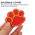 thumbnail image 3 of Toyvian Red Embroidered Dog Paw Patches for Clothes Jackets Bags Decor Premium Cloth, 3 of 5
