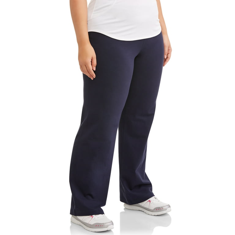 Athletic Works Women's and Women's Plus Dri More Core Athleisure Bootcut  Yoga Pants, 32 Inseam for Regular and Petite 