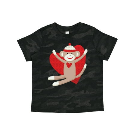 

Inktastic Hug Sock Monkey Gift Toddler Boy or Toddler Girl T-Shirt