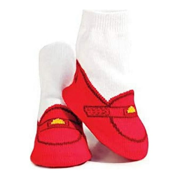 Chaussettes - Trumpette - Mocassins de la Saint-Valentin - Filles Rouges 0-12M