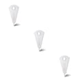 thumbnail image 1 of Abridor de latas de comida Cateissary Herramienta de apertura de tarro de mermelada Removedor de tapa ergonómico Blanco 3Conjunto, 1 of 6