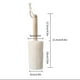thumbnail image 3 of Cepillo de esponja vegetal con mango de madera | Cepillo de esponja vegetal para limpiar botellas de vidrio, tazas y vasos | Cepillo de fibra duradero con cuerda para colgar | Limpieza profunda de, 3 of 9