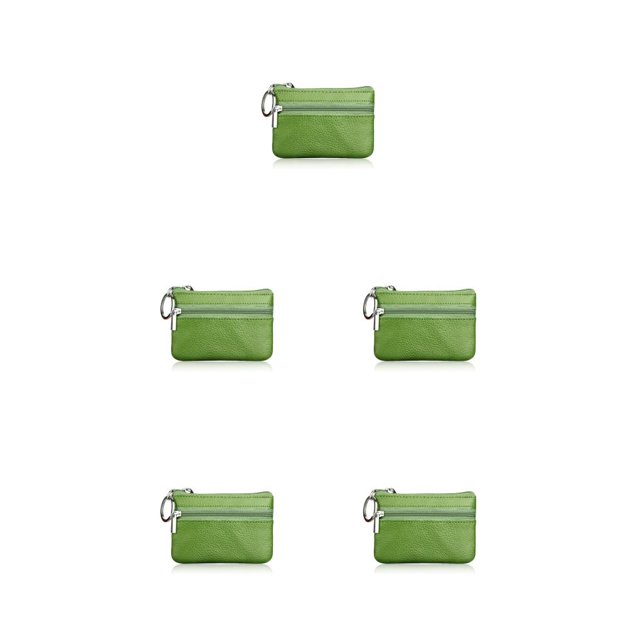 Minnieouse Cartera de cuero para mujer, almacenamiento de llaves, portátil, para viaje, escuela, fecha, llavero, monedero, bolsillo para mujer Type5 NO5