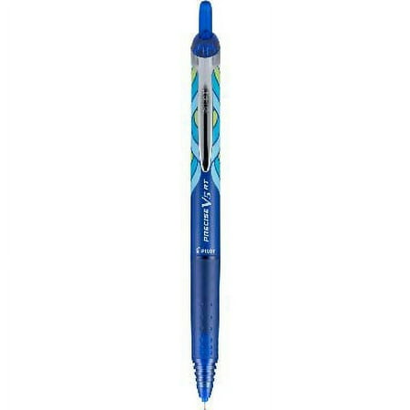 Pilot Precise V5 Premium Roller Pen X-Fine Open Stock-Retractable, Deco Blue