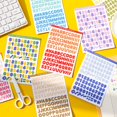 thumbnail image 1 of Sheets Kids Alphabet Stickers A to Z Self Adhesive Letter Stickers Creative Stationary Scrapbooking Stationary School Supply heqiyong LED, 1 of 2