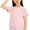 Pink, variant on Hrsba Kids Boys and Girls Summer T Shirt Crew Neck Short Sleeve Mesh Active Fabric Casual Tee Shirt Lightweight Breathable Sports Top for Everyday Wear