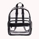 thumbnail image 5 of Mochilas transparentes de PVC Mochila impermeable con asa superior (negro) Tmvgtek Para estrenar, 5 of 7