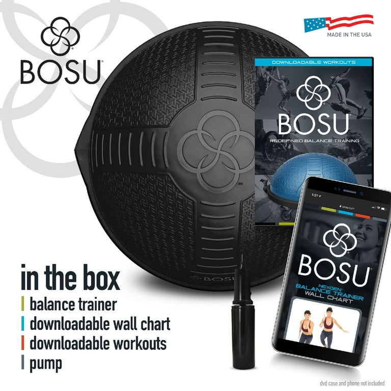 BOSU NexGen Balance Trainer for Strength, Flexibility, Home