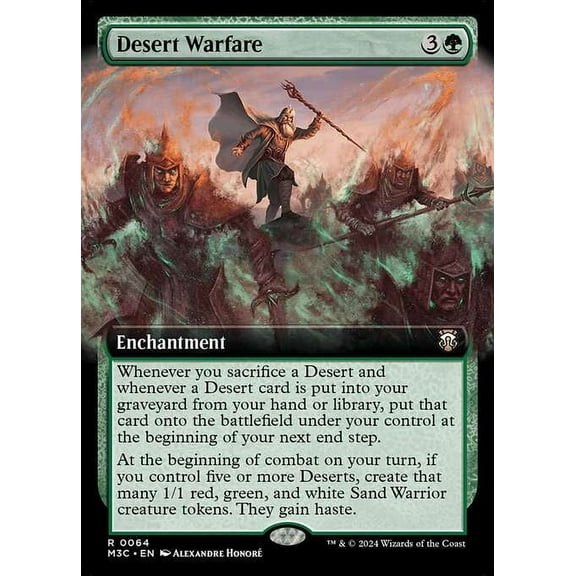 MtG Modern Horizons 3 Commander Rare Desert Warfare #64