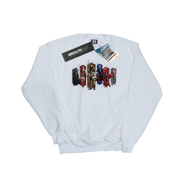 DC Comics Chandail en Molleton Hexagonal Équipe du Film Justice League pour Femmes