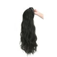 thumbnail image 5 of Peluca de 66 cm de largo con rizos, postizo, diadema, accesorios para el cabello con trenza, peluca sintética, rizos naturales, postizo de cabello natural, media peluca con bandas, 5 of 5