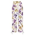 thumbnail image 5 of kaondbfi Dress Pants Women Petite High Waisted Wide Leg Summer Beach Vacation Pants Casual Trousers, 5 of 9