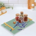 thumbnail image 5 of Ryvnso Bird Lavender Flower Bathroom Tray Vanity Countertop Trays Acrylic Organizer, 5 of 7