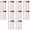 Clear, variant on WAXIAYU 10pcs Glass Sealed Can Bamboo Lid Tea Canister Food Storage Tank (Transparent)