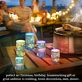 thumbnail image 4 of Yayeee Flameless Candles with Remote Flickering Battery Operated Multi Color Changing, Pink Flamingo Pattern, 4 of 7