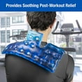 thumbnail image 2 of Hot and Cold Gel Pack Set - Reusable Heat Pads with Metal Disc for One Click Heating - Pain-Relieving, Instant Hot Packs for Back, Neck, Palm, and Shoulder - Includes Hand Warmer, 2 of 6
