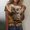 Multicolor, variant on ALLLIST Short Sleeve Women's Tops Crew Neck Plus Size T-Shirts Animal Print Fashion Summer Shirts Clothing for Women
