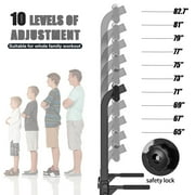 SogesPower Adjustable 83H Pull up Bar Power Tower Multifunctional Fitness Station for Home