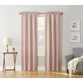 thumbnail image 5 of Sun Zero Easton Panneau de Rideau de Poche à Tige Écoénergétique, 40 x 95 Po, Rose Blush, 5 of 5