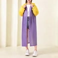 thumbnail image 3 of Adult Long Waterproof Rain Poncho Heavy Duty Hooded Raincoat Full Length for Hiking, Camping, Fishing & Outdoor Activities, 3 of 9