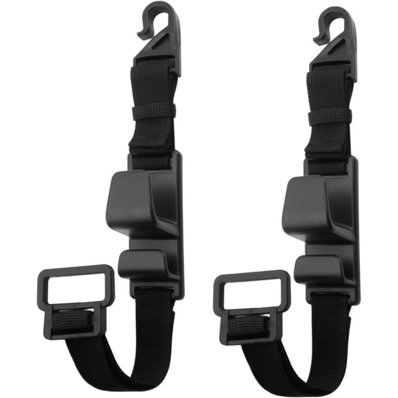 2-Pack Headrest Hooks for Car Universal Interior Auto Vehicle Back Front Seat Hanger Holder Organizer for Handbags Purses Coats
