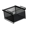 thumbnail image 1 of Organizador metálico para cajones bajo el armario, porta bragas deslizante que ahorra espacio, perchero para corbatas Negro, 1 of 9