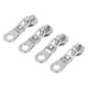 thumbnail image 5 of Paquete de 10 tiradores de cremallera galvanizados vibrantes, resistentes, duraderos y elegantes de repuesto para cremalleras de níquel blanco, 5 of 8