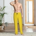 thumbnail image 4 of KLL Mens Pajama Pants for Men,Mens Lounge Pants,Funny Gifts for Men,Men's Pajama Bottoms-Corn 3, 4 of 5