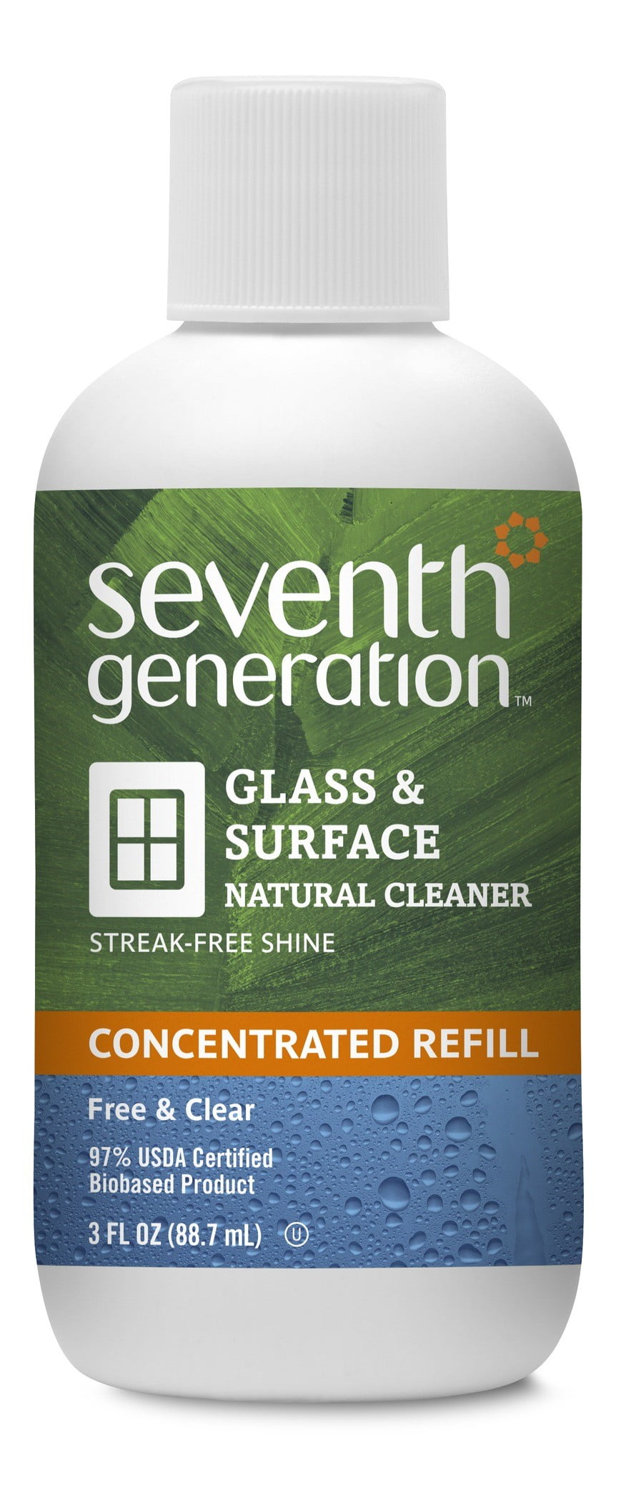 Seventh Generation Glass & Surface Natural Cleaner Concentrate Refill